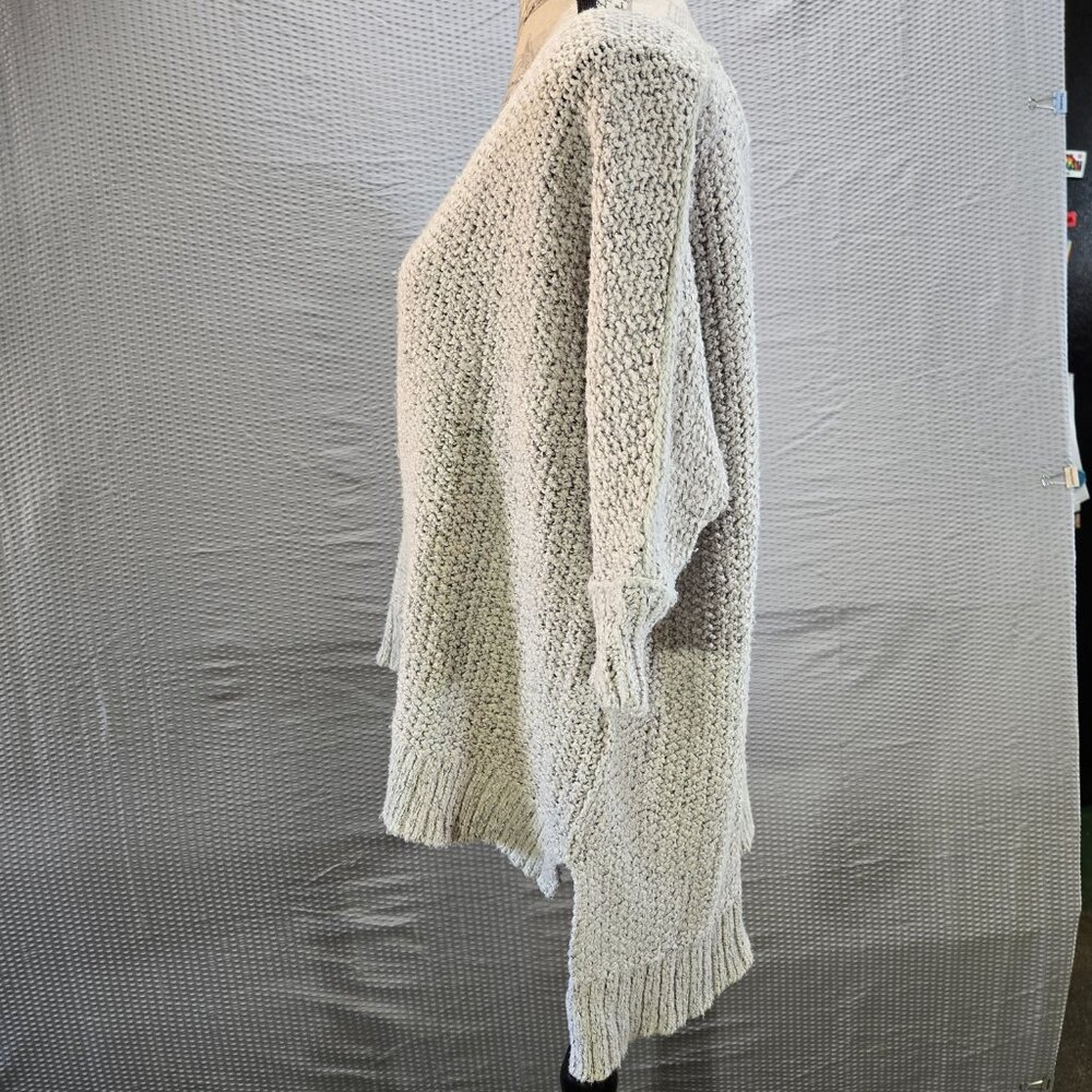 Free People Oversized Cozy Cat Chunky Pullover Knit Sweater XS Slouchy Boxy Boho - Picture 4 of 13